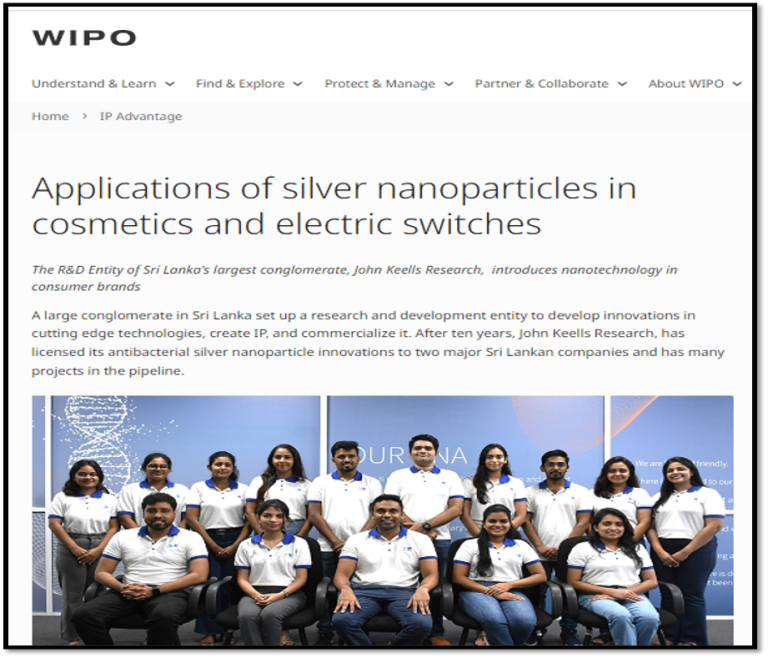 Applications of silver nanoparticles in consmetics and electic switches