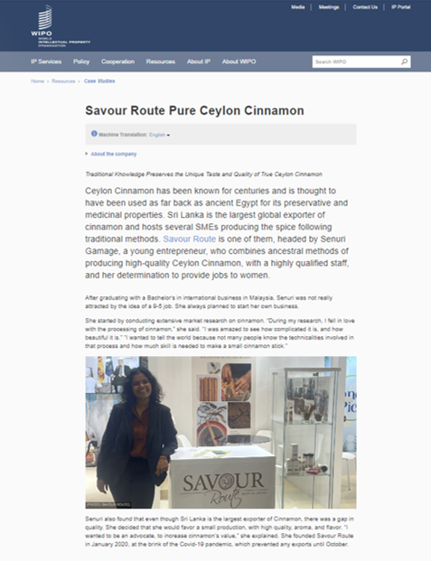 Savour Route Pure Ceylon Cinnamon